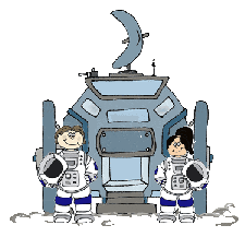 spacestaion image with Sally and Buzz