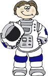 Buzz in his spacesuit